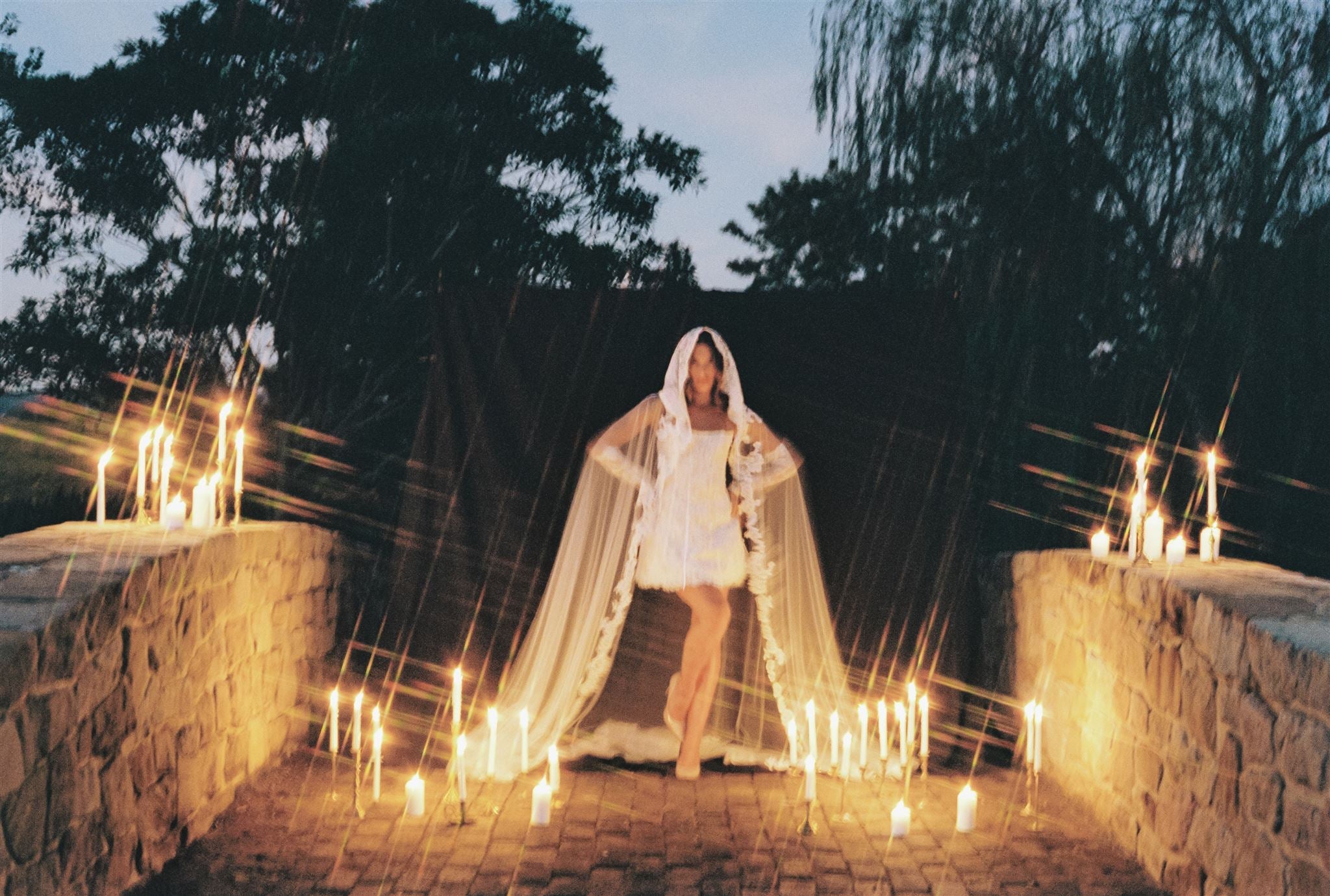 Hooded Lace Veil